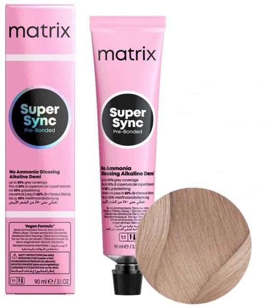 MATRIX Haartoner SUPER SYNC 10M - Extra Lichtblond Mocha - 90ml