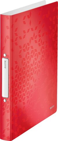 Leitz WOW Ringband - A4 - Rood - 2 ringen