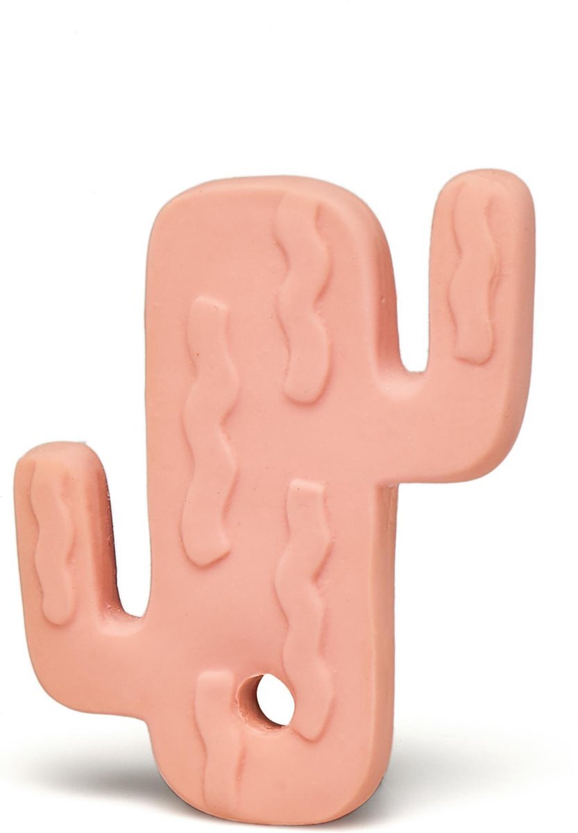 Lanco Toys Lanco rubberen bijtspeeltje Cactus roze