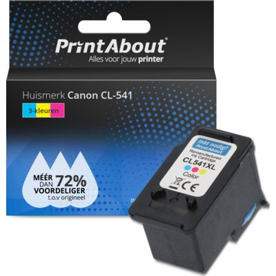 PrintAbout Huismerk Canon CL-541 Inktcartridge 3-kleuren