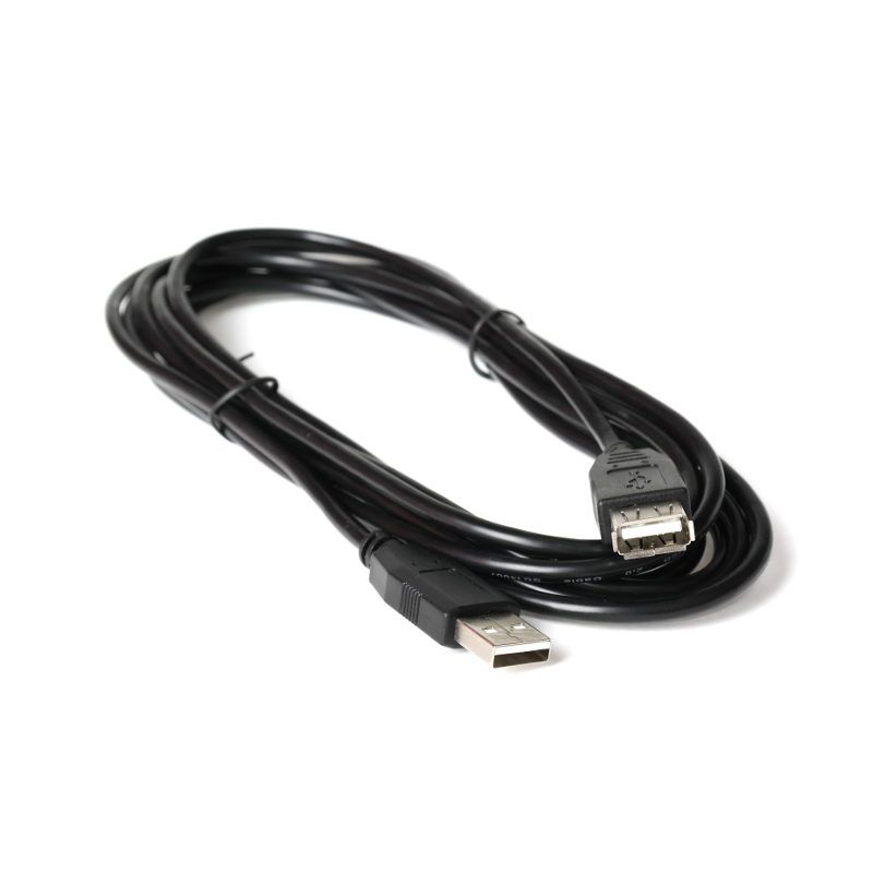 Caruba K-U4 USB 2.0 A Male naar USB B Female kabel 3m