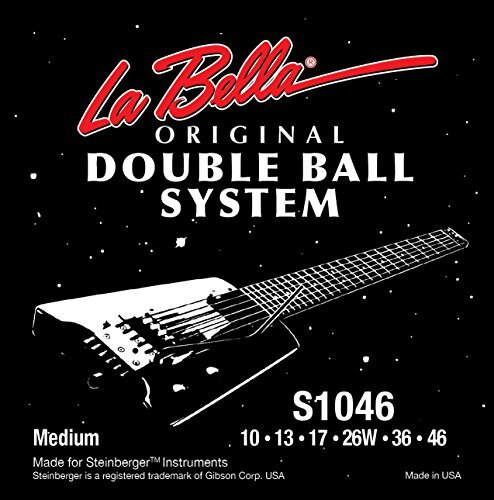 Labella Labella LS1046 met dubbele kogelsnaren voor elektrische gitaar, Regular 10/46