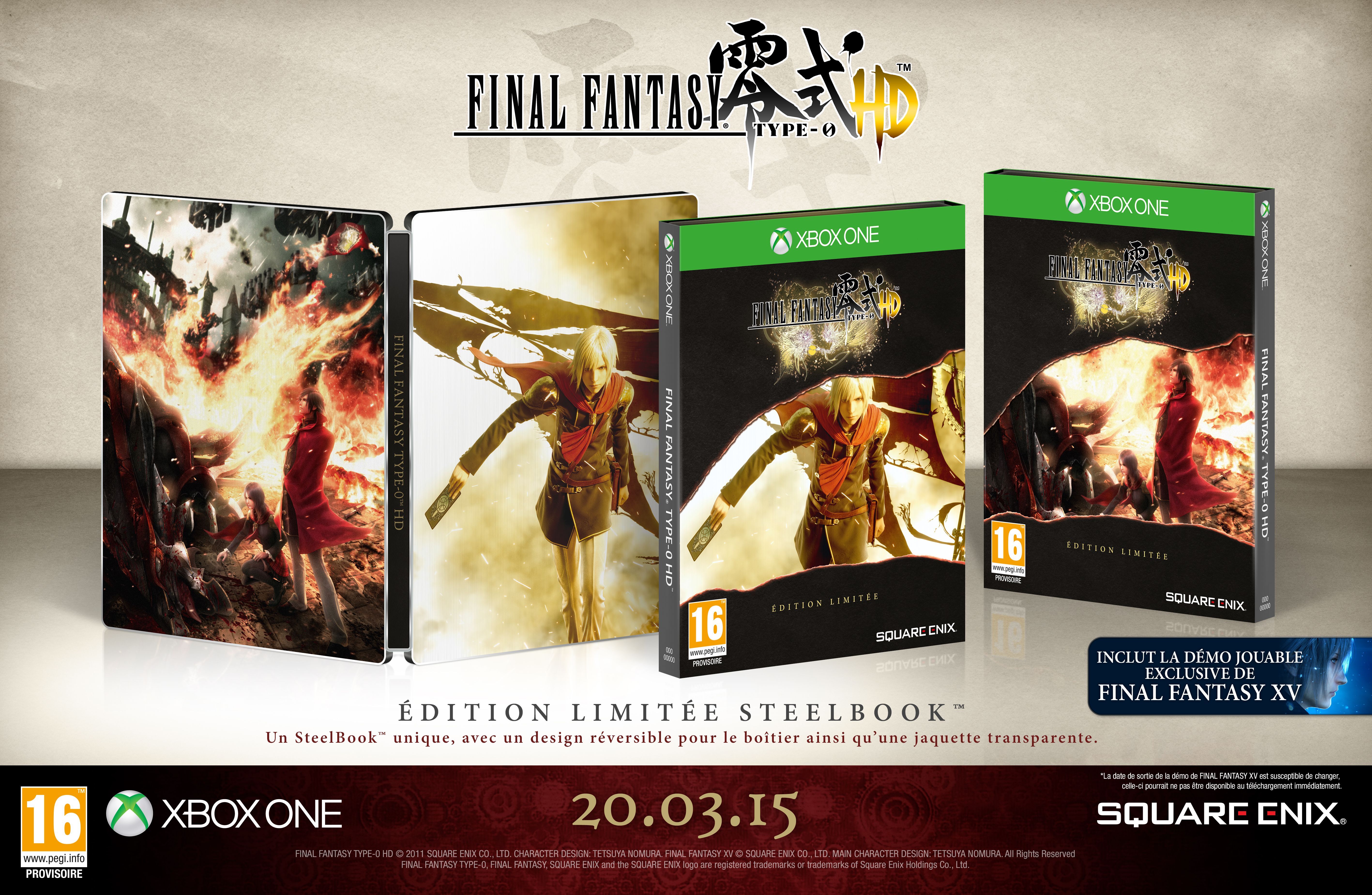 Square Enix Final Fantasy Type 0 HD Limited Edition Xbox One