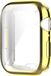 By Qubix Qubix Siliconen case (volledig beschermd) 45mm - Goud - Geschikt voor Apple Watch Series 7 (45 mm)