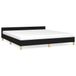 VidaXL Bedframe Zwart Stof 180x200 cm