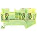 TRU COMPONENTS TC-JPT6-TW-PE Borne de passage 8.2 mm Connexion rapide 0.5 mm² 6 mm² Vert, Jaune 1 pièce