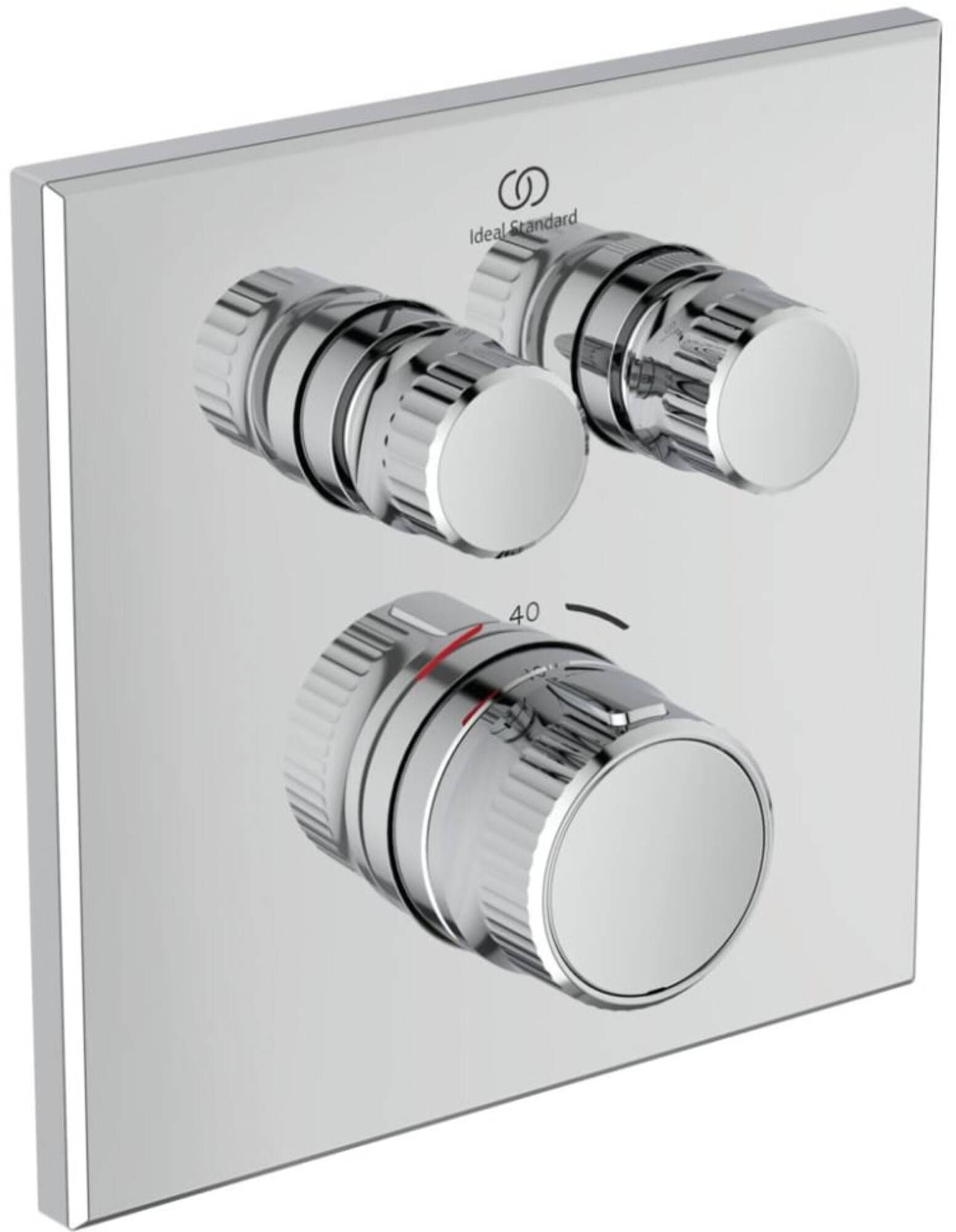 Ideal Standard Navigo Inbouwthermostaat - Chroom - 4015413349437