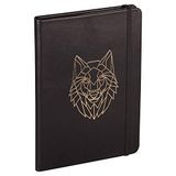 Clairefontaine 400130C - Notitieboek A5 14,8x21cm, Wolf Echt Leer 144p
