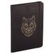 Clairefontaine 400130C - Notitieboek A5 14,8x21cm, Wolf Echt Leer 144p