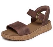 Skechers Bobs Sun Vibe Be Corky Sandale plate Femme