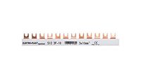 Aansluitrail Elektroplastische kleppen Aansluitrail 3P 63A 10mm2 vork (12mod.) 3F S12 3F-10 45.122