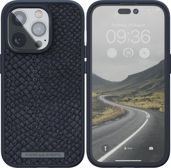 Njord Collections Njord byELEMENTS iPhone 14 Pro Max hoesje - Zwart