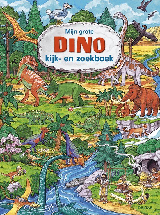 Deltas Mijn grote Dino kijk en zoekboek - Caryad | Deltas