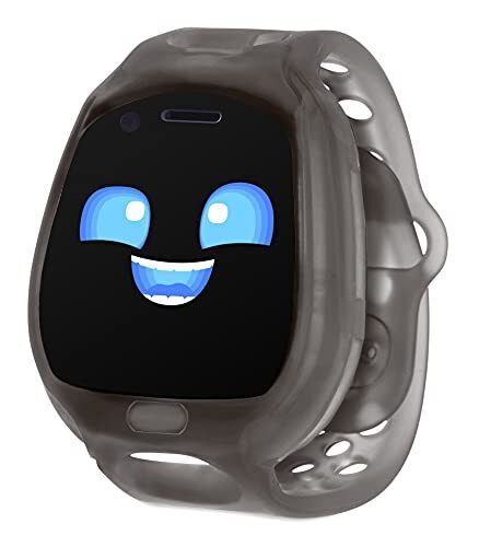 little tikes 487231EUC Tobi Robot Smartwatch voor kinderen met digitale camera, video, spelen en activiteiten, voor jongens en meisjes, zwart, vanaf 4 jaar, zwart