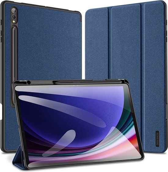 Dux Ducis Domo Book Case Samsung Galaxy Tab S10 Plus (2024) - Blauw