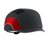 JSP Hardcap A1+ veiligheidspet, grijs rood