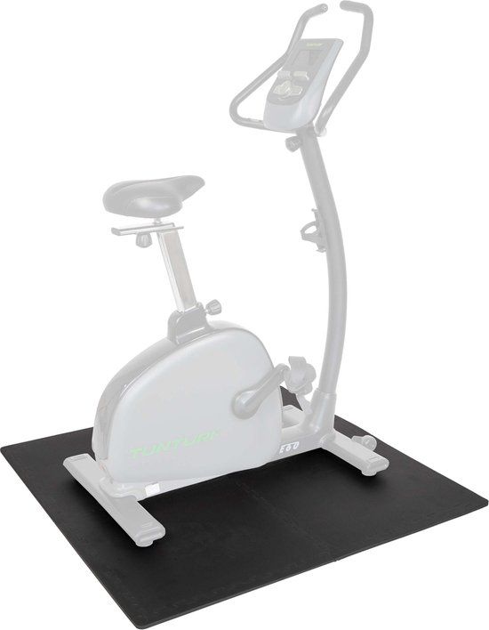 Tunturi Vloerbeschermmatten set - Vloerbeschermer - 120x120x1,1cm - Zwart