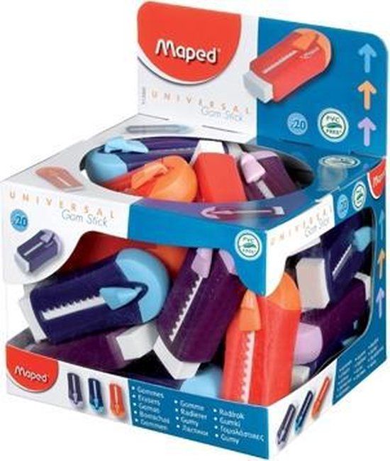 Maped Gum Universal Gom Stick doos van 20 stuks