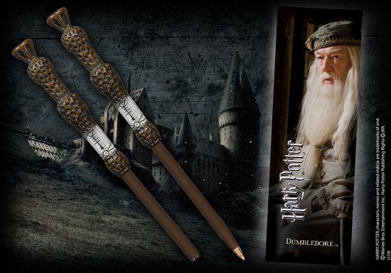 The Noble Collection Harry Potter Pen en bladwijzerset Dumbledore Multicolours