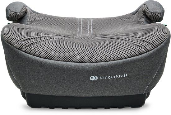 Kinderkraft I-BOOST 2 PRO i-Size - Zitverhoger - ISOFIX - Autostoel Booster - 125-150 cm 22-36 kg – 6-12 Jaar – R129 Goedgekeurd – Grijs