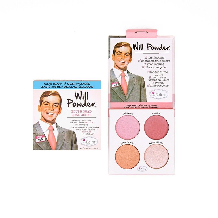 The Balm Cosmetics WILL POWDER QUAD Will Powder Quad Blush 10g
