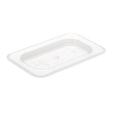 Vogue U249 Polycarbonaat 1/9 Gastronorm deksel, 176 mm L x 108 mm W, helder