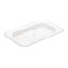 Vogue U249 Polycarbonaat 1/9 Gastronorm deksel, 176 mm L x 108 mm W, helder