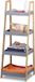 Étagère de salle de bain sans marque Bambou 4 étagères 99 x 99 x 36 cm - Bois - Gris