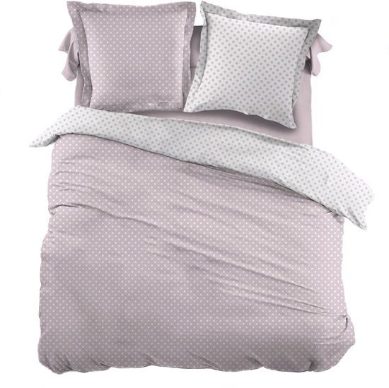 Snoozing Pierrot Dekbedovertrek Tweepersoons 200x200/220 cm + 2 kussenslopen 60x70 cm - Roze