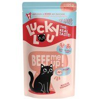 Lucky Lou nat kattenvoer Adult Gevogelte en rund 16x125 g