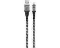 Goobay 8-pins Lightning naar USB-A kabel - USB2.0 - tot 12W / nylon - 0,50 meter
