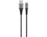 Goobay 8-pins Lightning naar USB-A kabel - USB2.0 - tot 12W / nylon - 0,50 meter