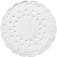 Duni Onderzetters Rond Wit - 8-Laags 7,5 cm - 250 Stuks