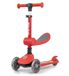 Milly Mally Fuzzy 3-wiel balancestep met zitje rood - Kinderstep