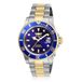 Invicta Pro Diver Kwarts herenhorloge van roestvrij staal - 40 mm.