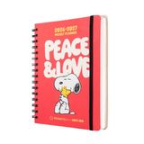 Grupo Erik Snoopy - 2026/2027 Week To View A5 12 Months Academic Schoolagenda - Multicolours
