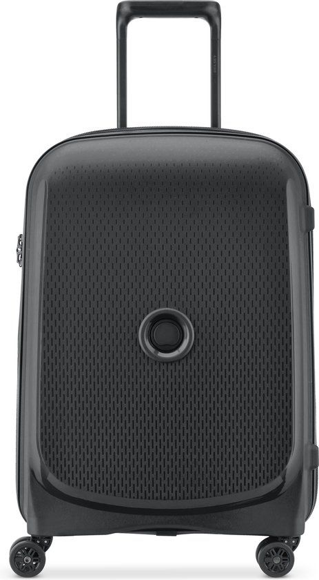 Delsey Belmont Plus Slim Hardcase Cabin Trolley - 55cm - Black