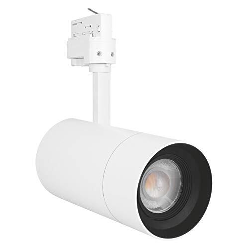 Ledvance Armatuur: voor montagerail, TRACKLIGHT SPOT ZOOM DIM / 25 W, 100…240 V, Warm wit, 3000 K, body materiaal: aluminum, IP20