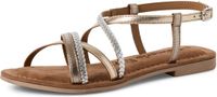 Tamaris Dames Plateau Sandalen Goud Maat 36