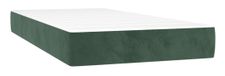 VidaXL Pocketveringmatras medium 140x200x20 cm fluweel donkergroen