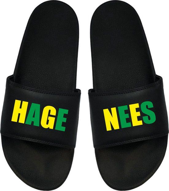 Slepr Hagenees Badslippers - Zwart - Maat 47