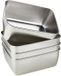 Set de 6 conteneurs alimentaires en acier inoxydable sans marque