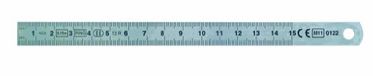 Metrica 24204 maatstaf 300 x 13 x 0,5 mm, verchroomd