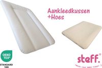 Stefano fashion - Set - Aankleedkussen - Wit/Ecru - 50x70 cm + Aankleedkussenhoes - OEKO-Tex