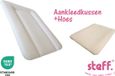 Stefano fashion - Set - Aankleedkussen - Wit/Ecru - 50x70 cm + Aankleedkussenhoes - OEKO-Tex