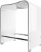 Schulte tabouret de bain - blanc - plastique - 130 kg