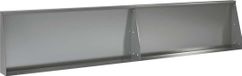 vidaXL Keermuur - 2 st - 100 x 12 x 40 cm - Gegalvaniseerd staal - zilver