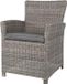 LES Tuinstoel Tropez Smoke - grijs (set van 2 stuks)