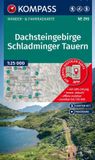 KOMPASS Wanderkarten-Set 293 Dachsteingebirge, Schladminger Tauern (3 Karten) 1:25.000