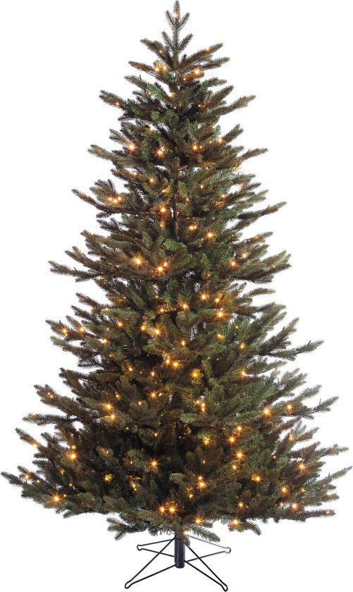 Blackbox kunstkerstboom led macallan pine maat in cm: 185 x 127 groen 264 lampjes met warmwit led